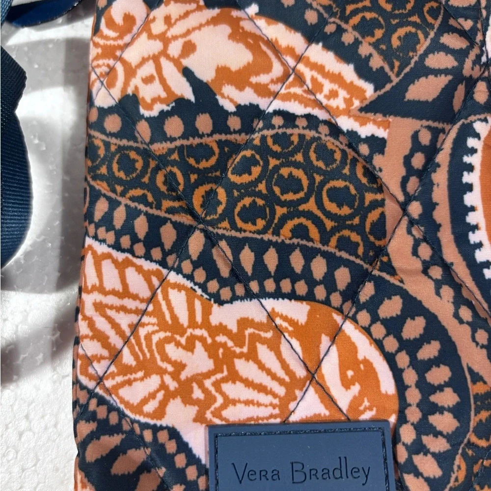 Vera Bradley Fern Paisley Mini crossbody RFID  cellphone cottage core coquette - Picture 4 of 7